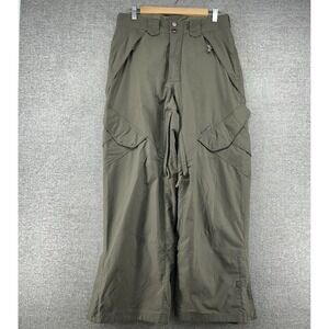 Sims Snowboarding Cargo Pants Men Size Small Brown Lined Pockets